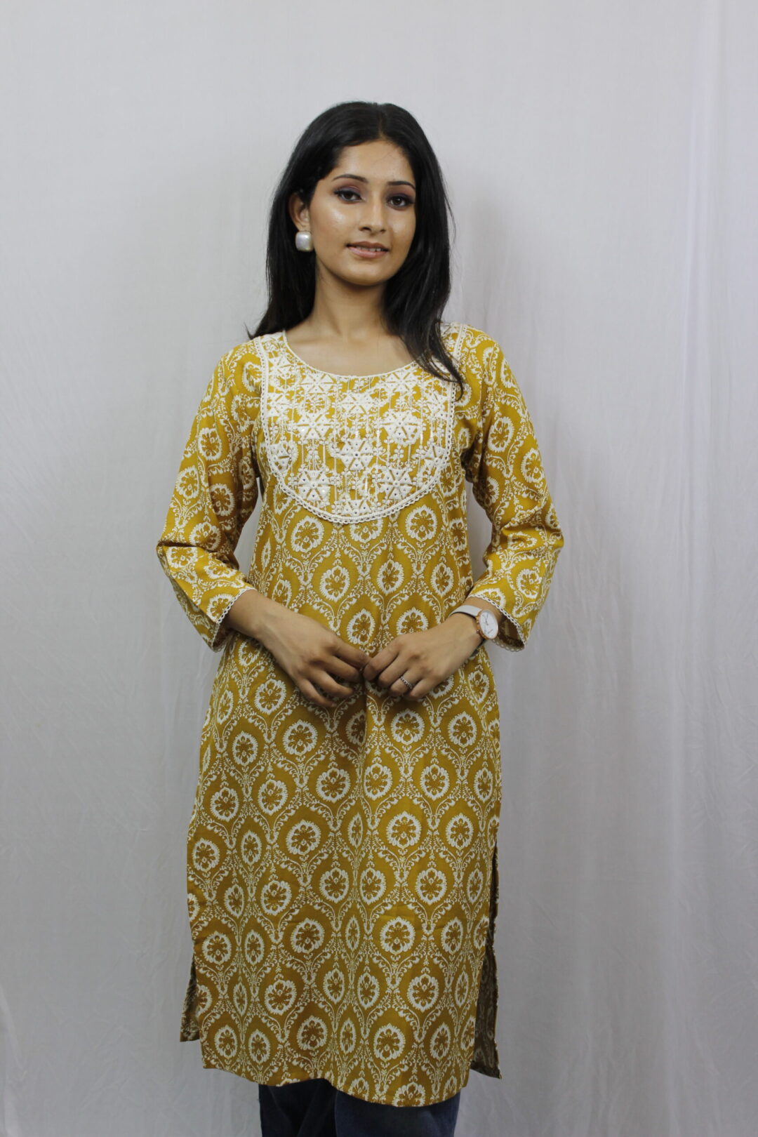 Mustard Kurti - Image 2
