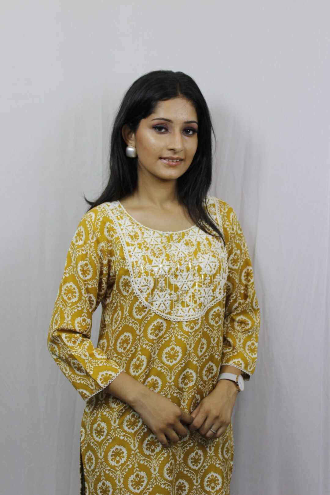Mustard Kurti
