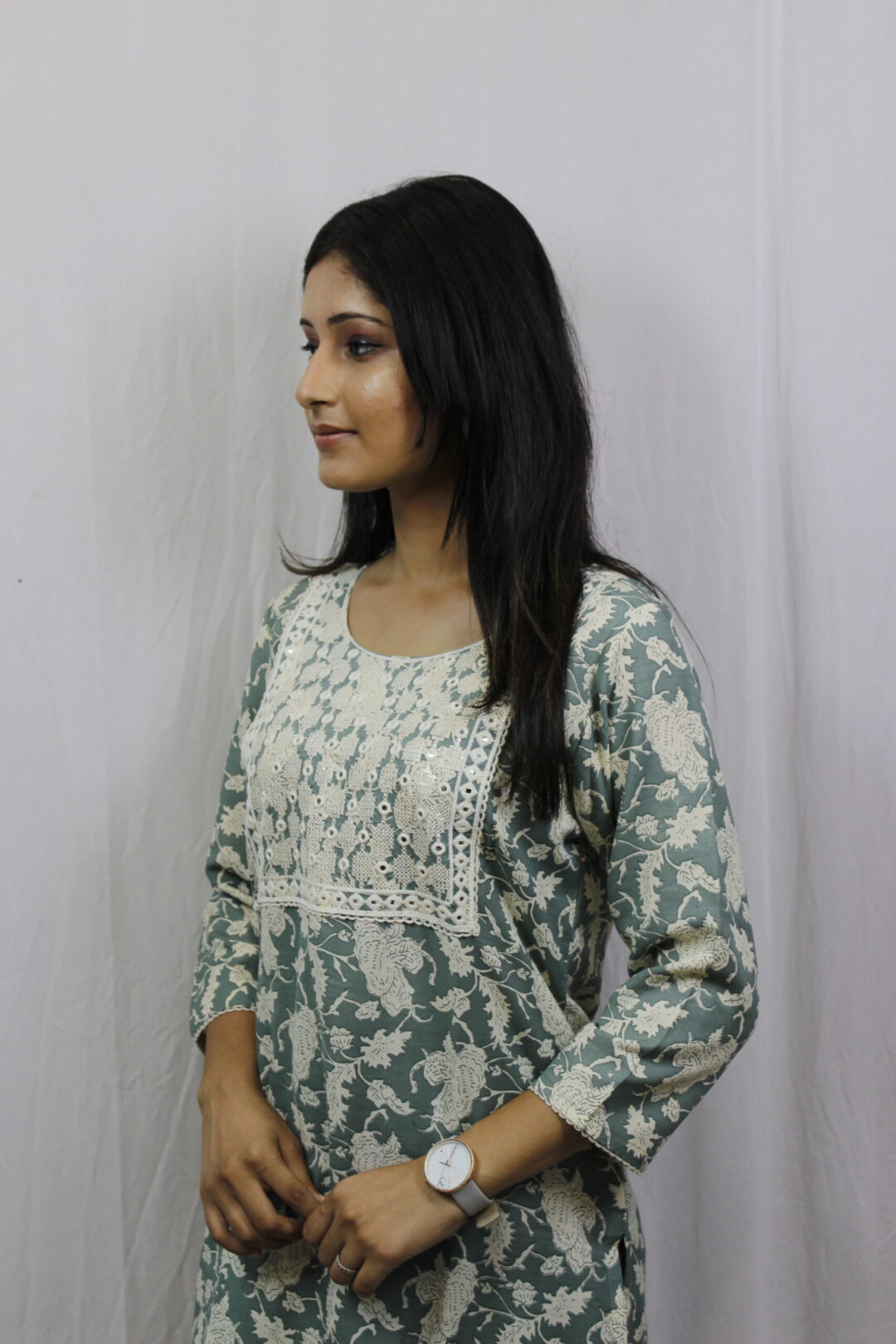 Sea Green Kurti - Image 4