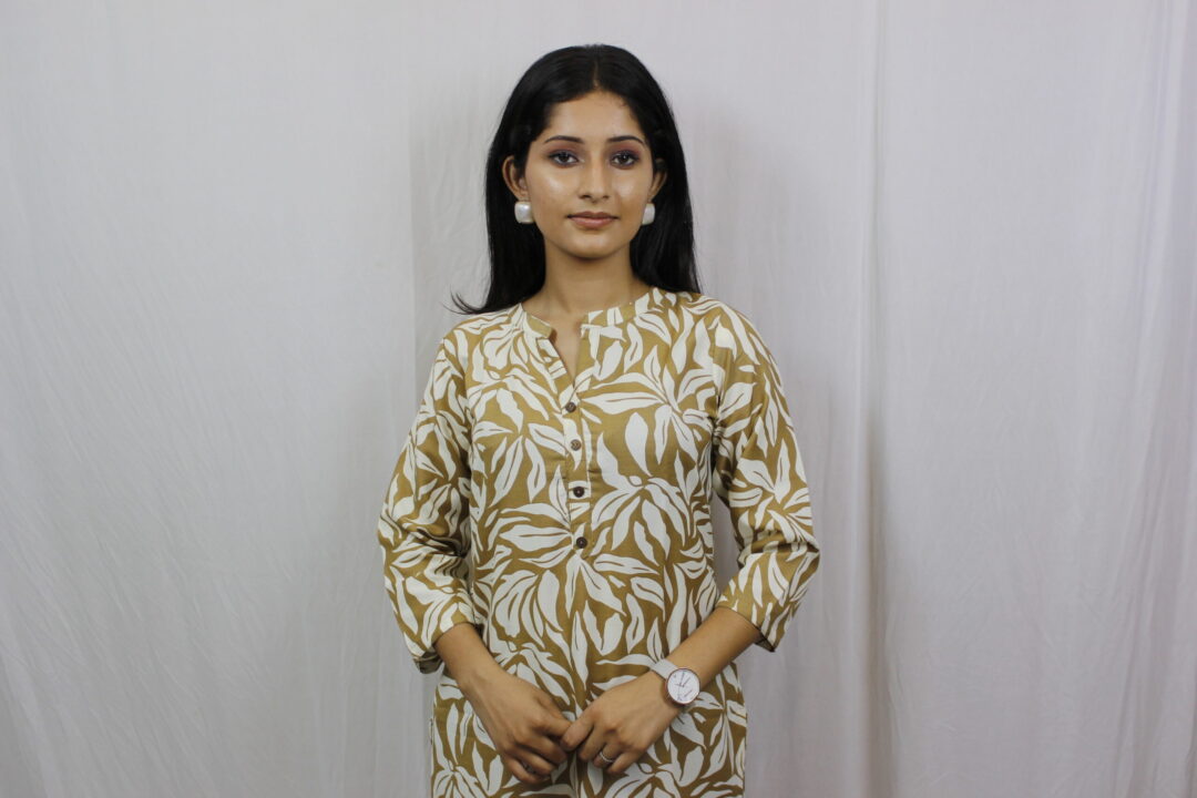Mehndi Colour Kurti