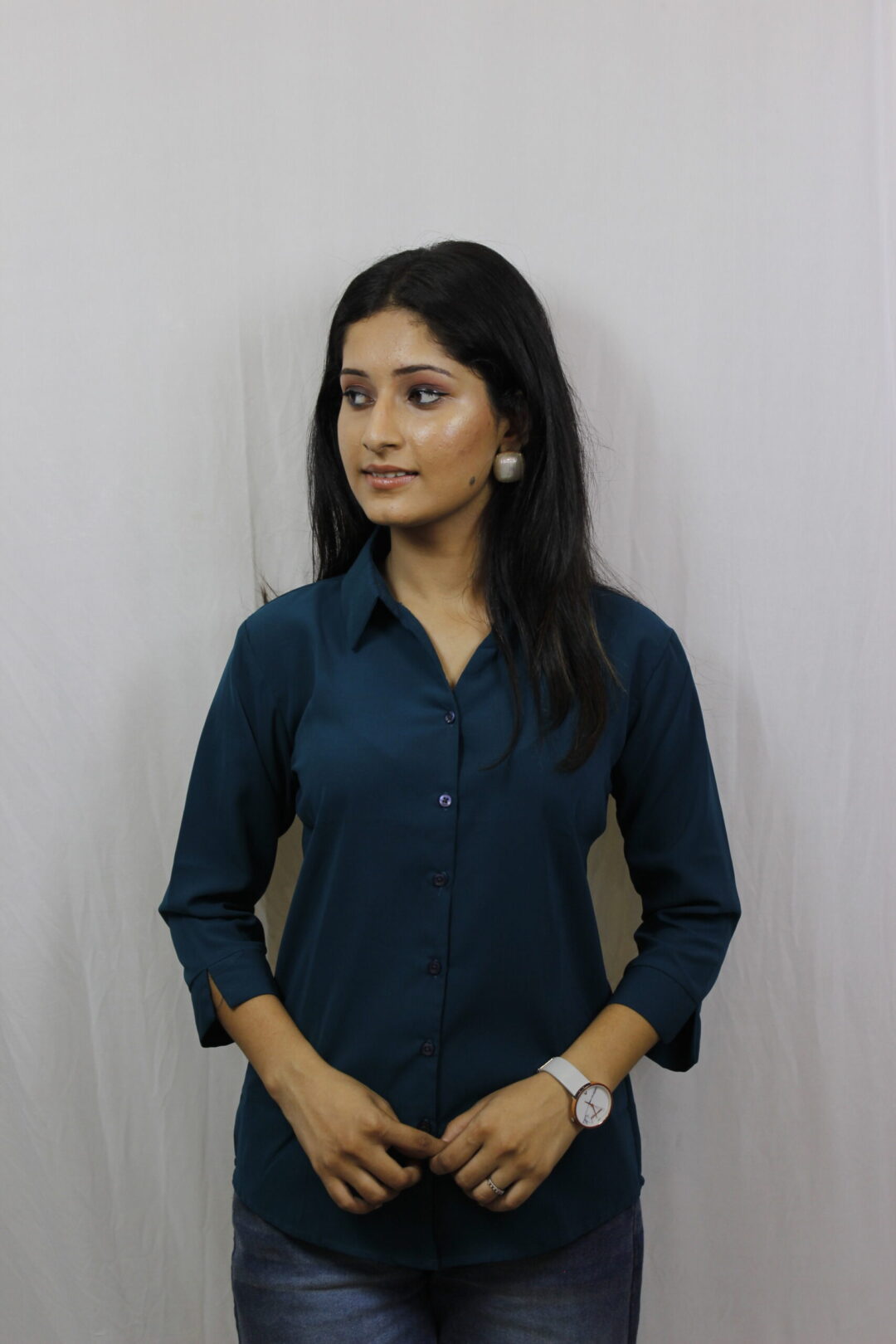 Teal Color Top - Image 4