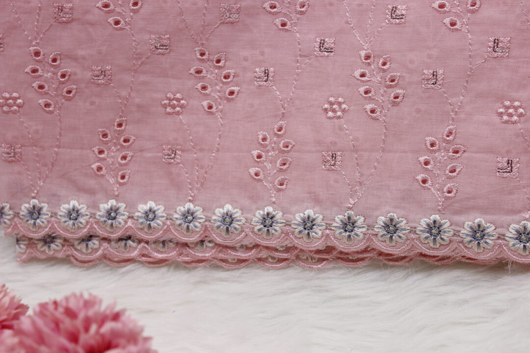 Pink Silk Saree - Image 3