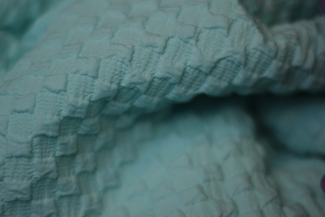Sky Blue Buble Fabric - Image 3