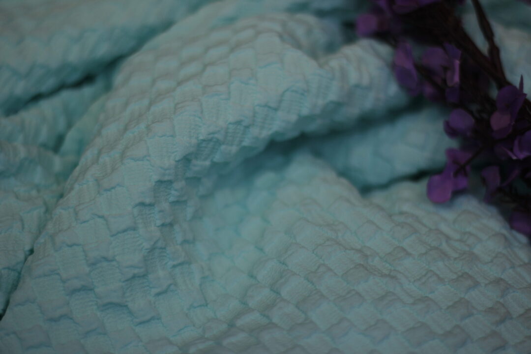 Sky Blue Buble Fabric