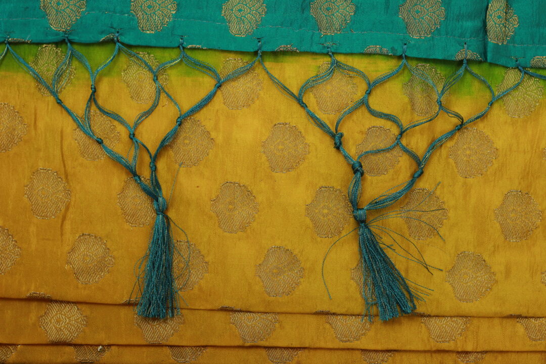 Heavy work Double Shade Saree - Image 4