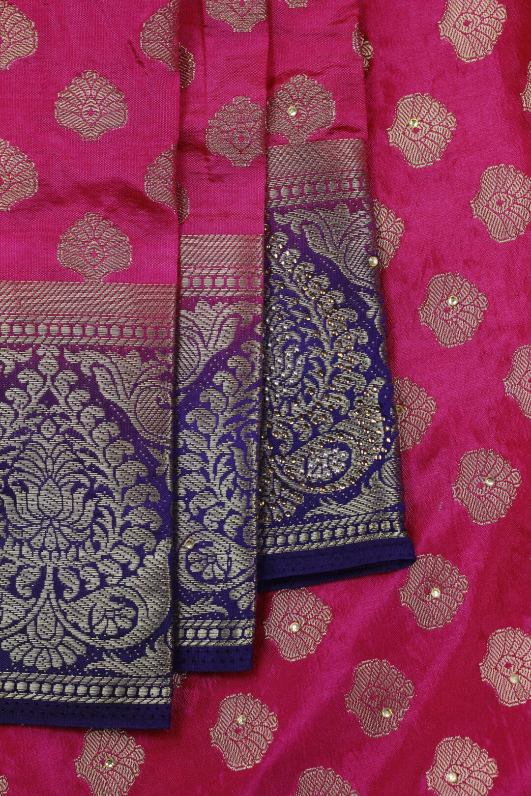 Heavy Work Double Shade Saree