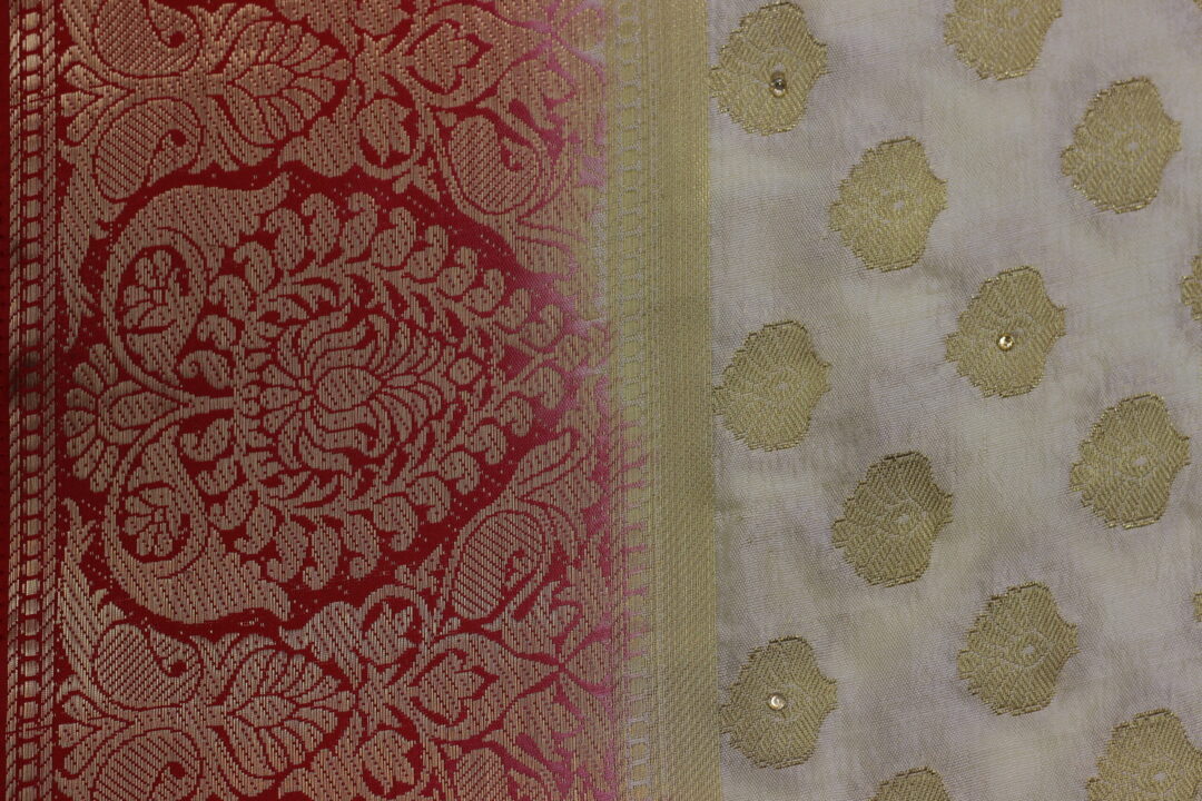 Heavy work Double Shade Saree - Image 4